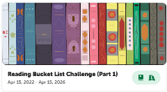 graphic of the challenge button for the Reading Bucket List challenge in Beanstack.