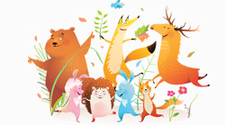 Dancing-Woodland-Animals