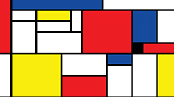 Mondrian-Style-Squares