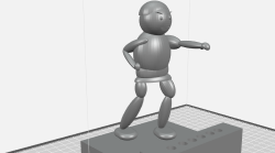 TinkerCad model of a Ninja Pencil Holder